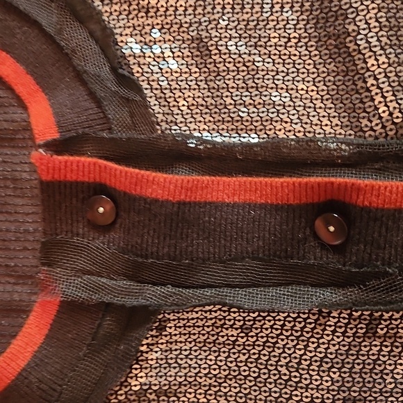 Robert Rodriguez sequined sweater blouse - Picture 4 of 7